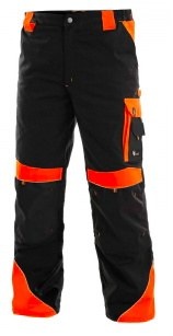 CXS Canis Sirius Brighton spodnie robocze do pasa pomarańczowe