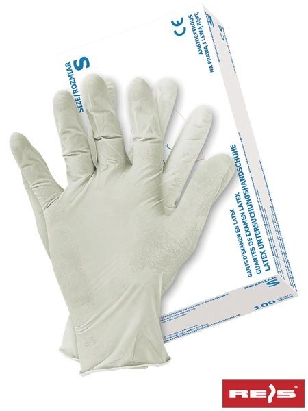 REIS RALATEX(22) rękawice lateksowe jednorazowe Ralatex