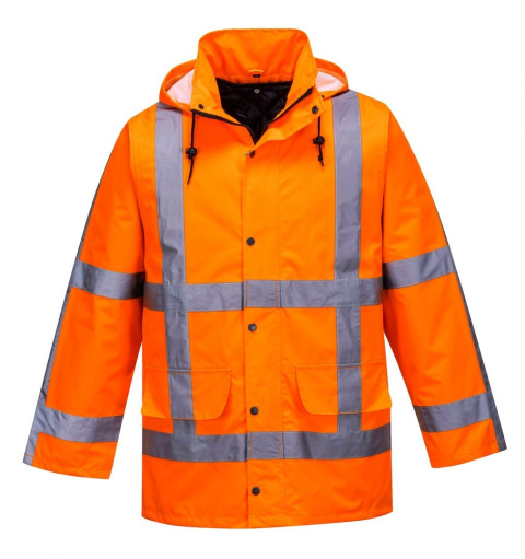 Portwest R460 kurtka robocza ostrzegawcza odblaskowa wodoodporna z kapturem - odzież ochronna