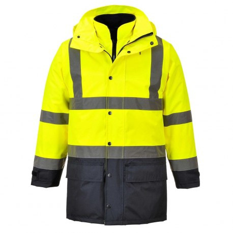 Portwest S766 5w1 kurtka robocza odblaskowa ocieplana przeciwdeszczowa- odzież ochronna zimowa
