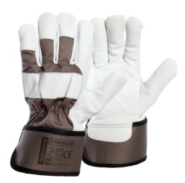 kozia skóra rękawice wzmacniane  wysoka jakośc