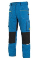 CXS Canis spodnie robocze do pasa monterskie stretch niebieskie