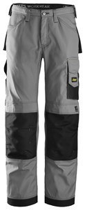 Snickers Workwear 3313 Rip-Stop spodnie robocze do pasa szaro-czarne