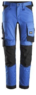 Snickers Workwear 6341 AllroundWork spodnie robocze do pasa niebiesko-czarne