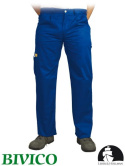 spodnie robocze do pasa LH-VOBSTER Leber&Hollman niebieskie