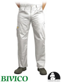 spodnie robocze do pasa LH-VOBSTER Leber&Hollman białe