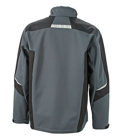 Kurtka robocza Softshell Workwear oddychająca wodoodporna czerwona