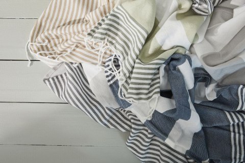 Ręcznik Hamam EKO, niebieski