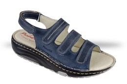 Julex Piumetta 6269 profilatyczne sandały robocze damskie granatowe- buty ochronne
