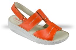 Buty Julex Piumetta 6262 sandały damskie pomarańczowe
