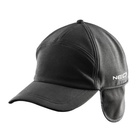 Neo Tools czapka robocza z daszkiem i ochroną uszu