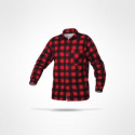 Sara Workwear koszula flanelowa 170gr czerwona