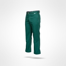 Sara Workwear Farmer spodnie robocze do pasa zielone