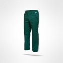 Sara Workwear Norman spodnie robocze do pasa zielone