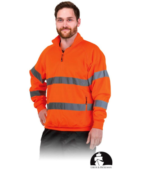 bluza robocza ostrzegawcza LH-AMSEL_KS Leber&Hollman pomarańczowa