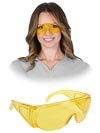 Reis GOG-ICER-LIGHT żółte okulary ochronne przeciwodpryskowe