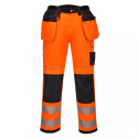 spodnie robocze do pasa ostrzegawcze PW306 Portwest pomarańczowe