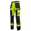 Urgent URG-715 odblaskowe spodnie robocze żółte ostrzegawcze z workami kieszeniowymi
