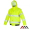 KURTKA ROBOCZA OCIEPLANA OSTRZEGAWCZA 2W1 FLASH SHORT KAT.2 YELLOW ART.MASTER