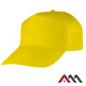 czapka drelichowa z daszkiem Art.Master żółta