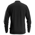 Snickers Workwear Pique 2608 koszulka robocza polo długi rękaw czarna