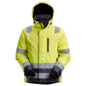 kurtka robocza odblaskowa przeciwdeszczowa ocieplana 37.5® AllroundWork 1132 Snickers Workwear żółto-grafitowa