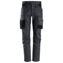 spodnie robocze do pasa AllroundWork 6803 Snickers Workwear szaro-czarne