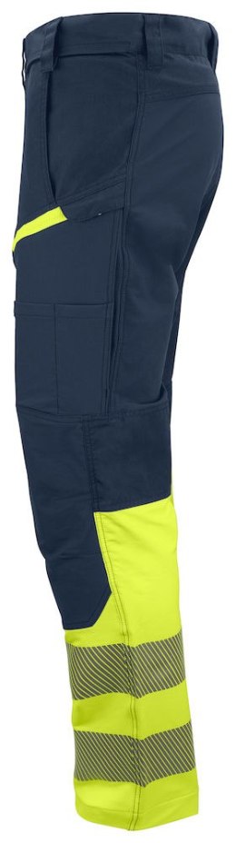 6528 SERVICE PANT STRETCH YELLOW NAVY D100