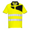 koszulka robocza ostrzegawcza polo PW212 Portwest żółto-czarna