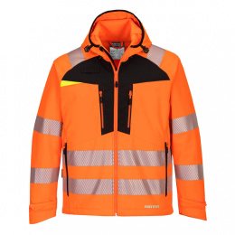 kurtka robocza ostrzegawcza DX4 softshellowa DX475 Portwest pomarańczowo-czarna