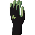 rękawice robocze powlekane pianką lateksową DPVV733N Delta Plus czarno-zielone