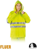 Leber&Hollman LH-FLUER-J odblaskowa kurtka przeciwdeszczowa ostrzegawcza żółta