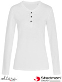 t-shirt damskie SST9580 Stedman biały