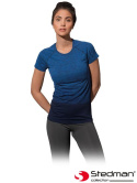 t-shirt damskie ST8910 Stedman blue transition