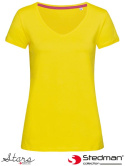 t-shirt damski V-NECK SST9130 Stedman żółty
