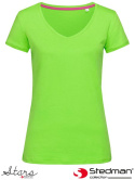 t-shirt damski V-NECK SST9130 Stedman zielony