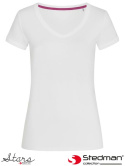 t-shirt damski V-NECK SST9130 Stedman biały