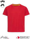 t-shirt dziecięcy SST8570 Stedman czerwony
