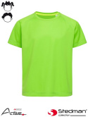 t-shirt dziecięcy SST8570 Stedman zielony