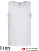 t-shirt męski bez rękaów SST2800 Stedman biały