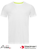 t-shirt męski SST8400 Stedman biały