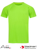 t-shirt męski SST8410 Stedman zielony