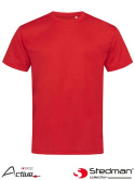 t-shirt męski SST8600 Stedman czerwony