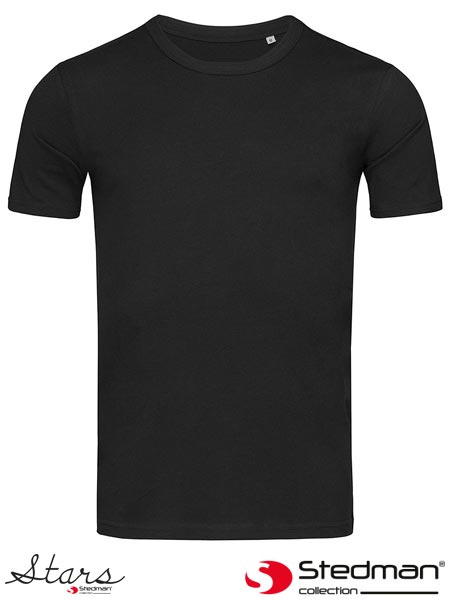 t-shirt męski SST9020 Stedman czarny