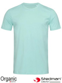 t-shirt męski SST9200 Stedman niebieski frosted