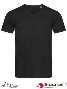 t-shirt męski V-NECK SST9010 Stedman czarny