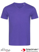t-shirt męski V-NECK SST9010 Stedman liliowy