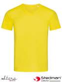 t-shirt męski V-NECK SST9010 Stedman żółty