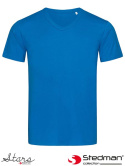 t-shirt męski V-NECK SST9010 Stedman niebieski king