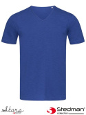 t-shirt męski V-NECK SST9410 Stedman niebieski